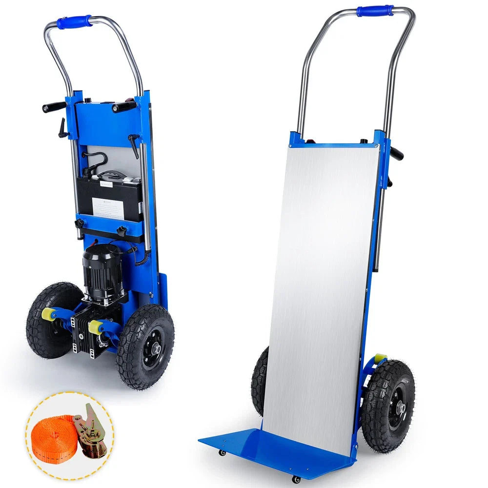Electric Stair Climbing Dolly, 1200W Folding Stair Climber Hand Truck Dolly Cart