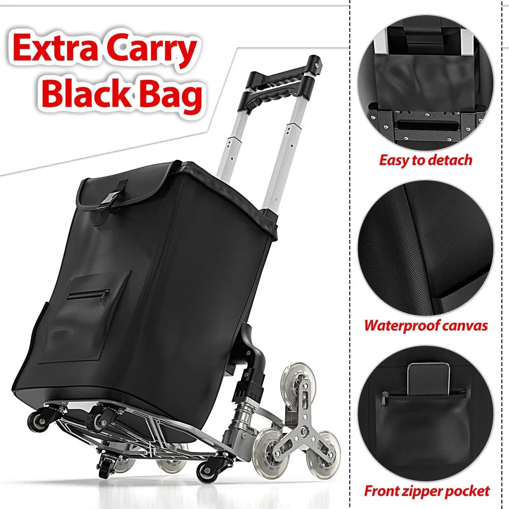 330 Lbs Capacity Stair Climber Hand Truck Dolly Heavy Duty Stair Climbing Cart