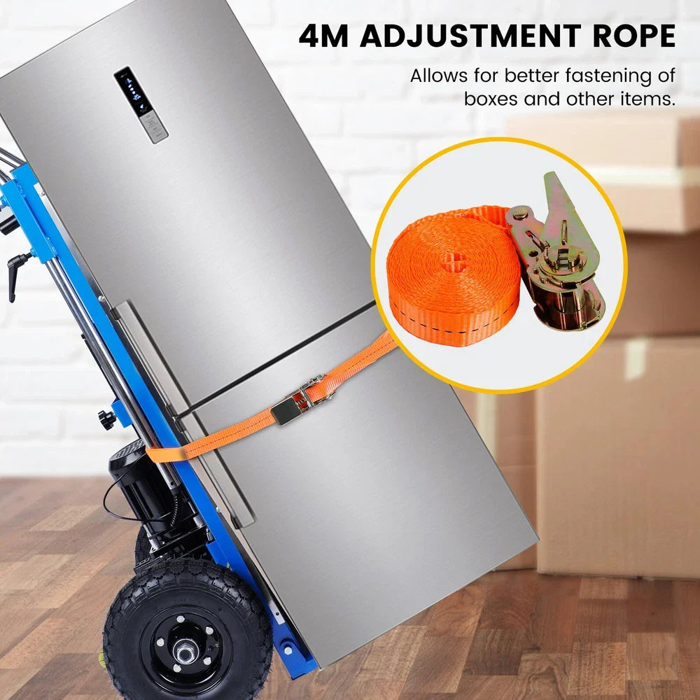 Electric Stair Climbing Dolly, 1200W Folding Stair Climber Hand Truck Dolly Cart